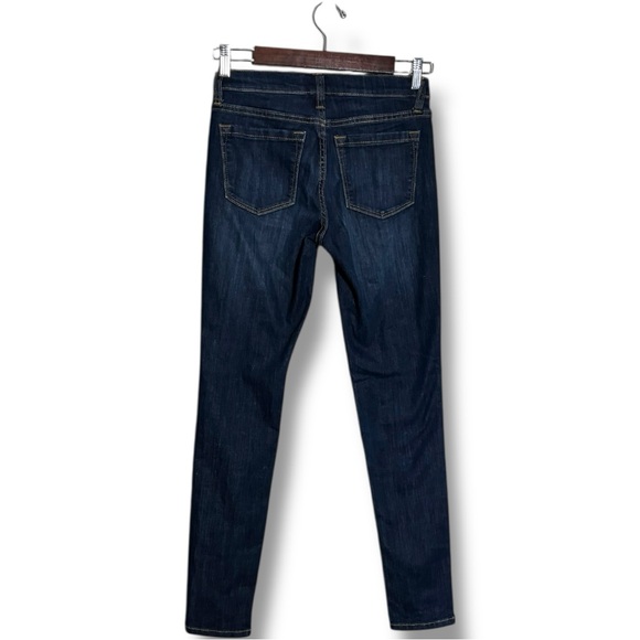 Banana Republic Dark Blue Low Waisted Straight Leg Skinny Jeans - Picture 8 of 12